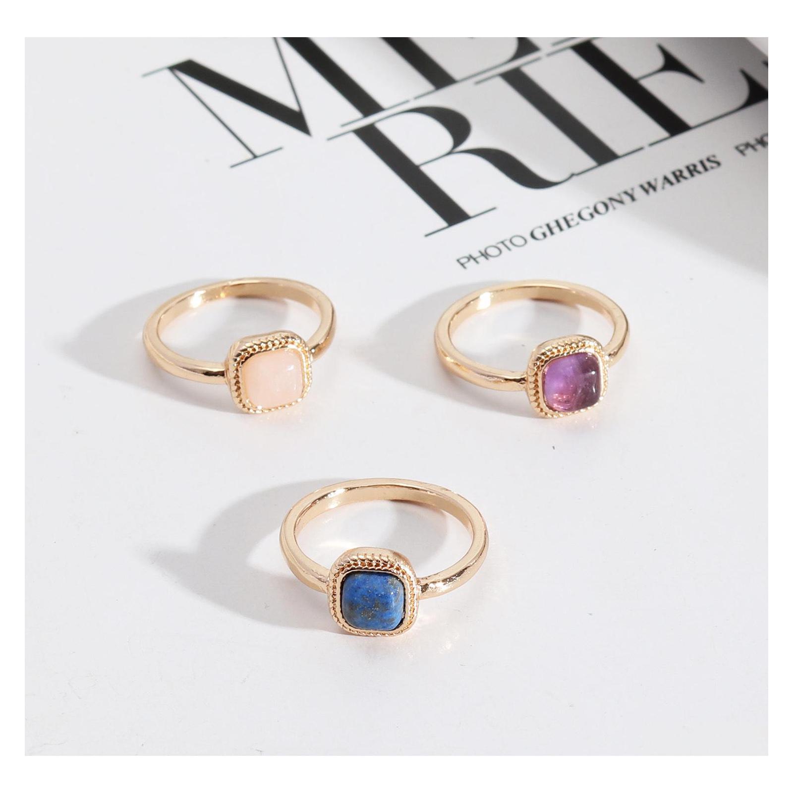 Solitaire Ring Mini Square Stone Rings Lapis Lazi Amethysts Rose Quartz Fashion Inner Dia 17Mm Gold Color Band Jewelry For Women Car Dhecz
Solitaire Ring Mini Square Stone Rings Lapis Lazi Amethysts Rose Quartz Fashion Inner Dia 17Mm Gold Color Band Jewelry For Women Car Dhecz