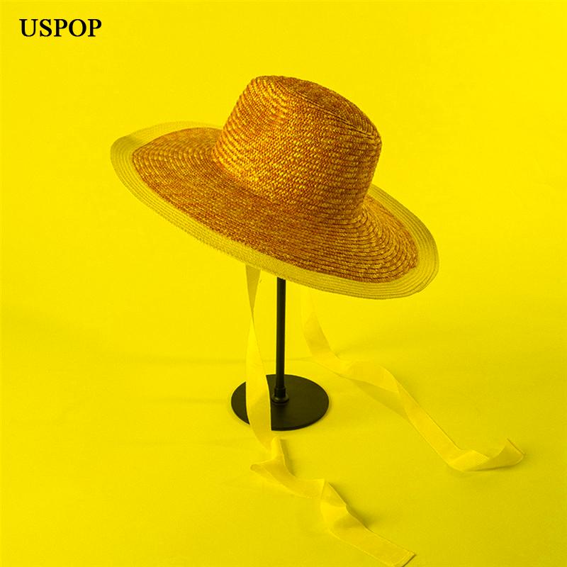 Wide Brim Hats Straw Summer Beach Hat Natural Wheat Lace-up Sun HatWide, White
Wide Brim Hats Straw Summer Beach Hat Natural Wheat Lace-up Sun HatWide, White