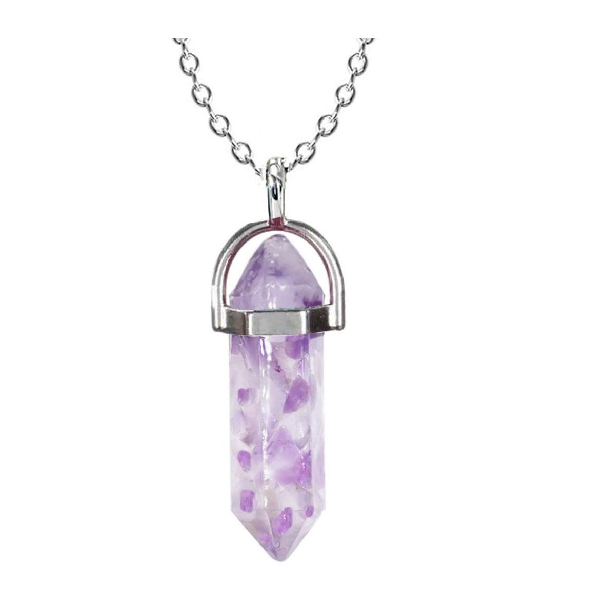 Pendant Necklaces Natural Chips Stone Chakra Reiki Healing Hexagonal Opal Amethysts Pink Quartz Crystal Pendum Necklace Drop Deliver Dhwpl
Pendant Necklaces Natural Chips Stone Chakra Reiki Healing Hexagonal Opal Amethysts Pink Quartz Crystal Pendum Necklace Drop Deliver Dhwpl