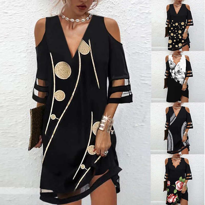 Casual Dresses Fashion Women's Bodycon Off Shoulder V-Neck Mini Dress Sexy Summer Beach Party Vestidos Loose Boho Flora Print 230217
Casual Dresses Fashion Women's Bodycon Off Shoulder V-Neck Mini Dress Sexy Summer Beach Party Vestidos Loose Boho Flora Print 230217