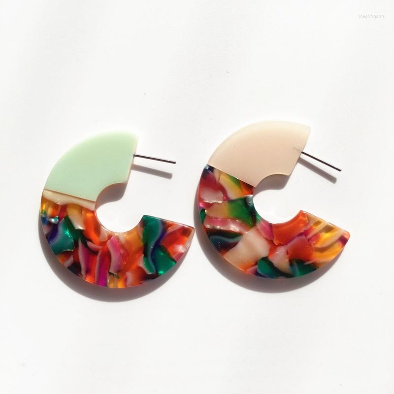 Hoop Earrings UJBOX Green Pink Colored Stitching Acetate Women Fashion Acetic Acid Wedding Party Jewelry Accessories Wholesale
Hoop Earrings UJBOX Green Pink Colored Stitching Acetate Women Fashion Acetic Acid Wedding Party Jewelry Accessories Wholesale