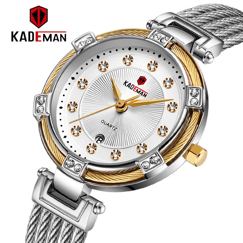 Wristwatches Ladies Watches Silver Steel Strap Waterproof Quartz Calendar Clock Women Bracelet Watch Relogio Feminino
Wristwatches Ladies Watches Silver Steel Strap Waterproof Quartz Calendar Clock Women Bracelet Watch Relogio Feminino