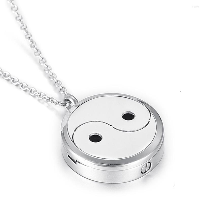 Pendant Necklaces SSX008 China Yin Yang Culture Memorial Cremation Ashes Keepsake Urn Necklace & Essential Oil Perfume Locket With Pads
Pendant Necklaces SSX008 China Yin Yang Culture Memorial Cremation Ashes Keepsake Urn Necklace & Essential Oil Perfume Locket With Pads