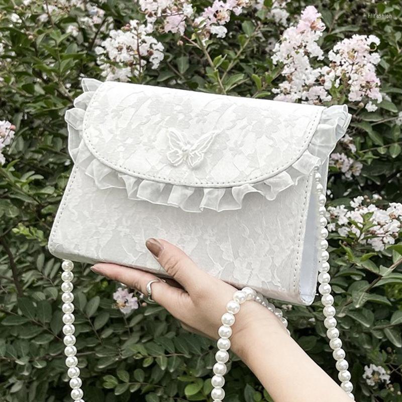Evening Bags Crossbody For Women Vintage Lace Pearl Chain Small Square Shoulder Bag Female Hasp Clutch Purse Mini Shopping Handbags, White butterfly
Evening Bags Crossbody For Women Vintage Lace Pearl Chain Small Square Shoulder Bag Female Hasp Clutch Purse Mini Shopping Handbags, White butterfly