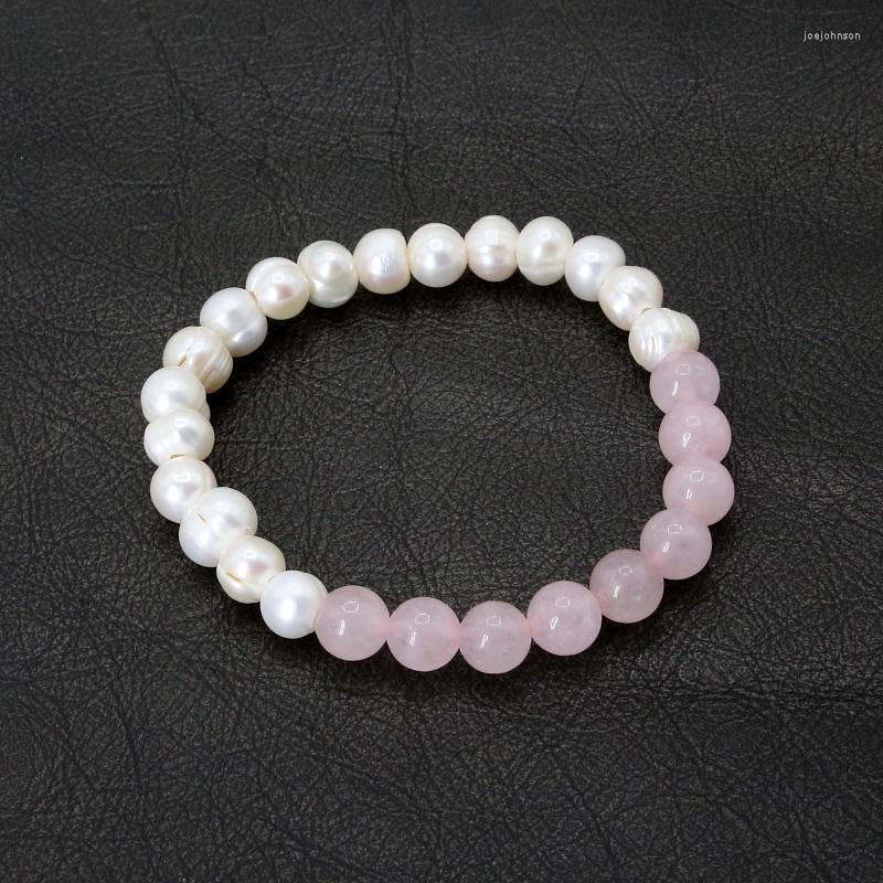 Charm Bracelets 8mm Freshwater Pearl Round Faced Natural Stone Beaded Stretch Bracelet For Women Drop
Charm Bracelets 8mm Freshwater Pearl Round Faced Natural Stone Beaded Stretch Bracelet For Women Drop