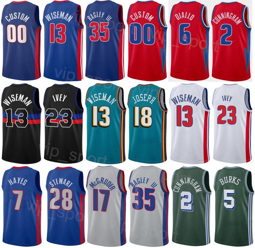 Printed Basketball Statement Alec Burks Jersey 5 Hamidou Diallo 6 Isaiah Stewart 28 Jalen Duren 0 Rodney McGruder 17 Marvin Bagley III 35 Blue Red White Grey Man Youth, Green
Printed Basketball Statement Alec Burks Jersey 5 Hamidou Diallo 6 Isaiah Stewart 28 Jalen Duren 0 Rodney McGruder 17 Marvin Bagley III 35 Blue Red White Grey Man Youth, Green