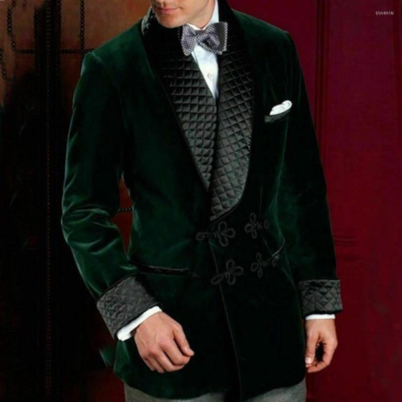 Men's Suits Green Velvet Formal Men Jackets Slim Fit Black Peaked Laple Outwear Groom Blazer 1 Pieces Trench Coat Double Breasted Overcoat, Customer color
Men's Suits Green Velvet Formal Men Jackets Slim Fit Black Peaked Laple Outwear Groom Blazer 1 Pieces Trench Coat Double Breasted Overcoat, Customer color