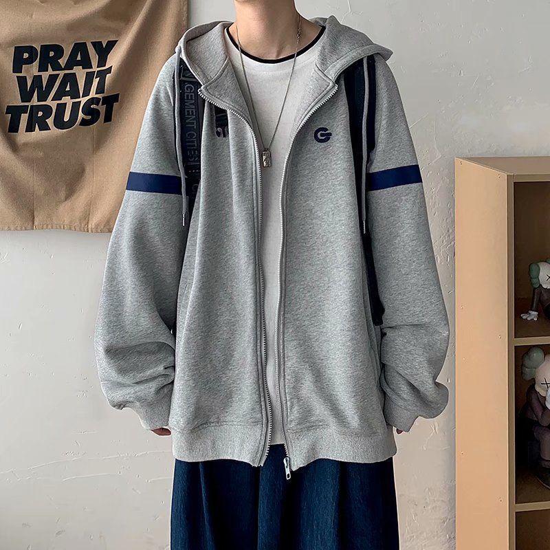 Women's Hoodies & Sweatshirts Preppy Style Sweatshirt Men Oversized Zipper Hoodie 2023autumn Winter Solid Color Loose Casual Couple With, Gray
Women's Hoodies & Sweatshirts Preppy Style Sweatshirt Men Oversized Zipper Hoodie 2023autumn Winter Solid Color Loose Casual Couple With, Gray