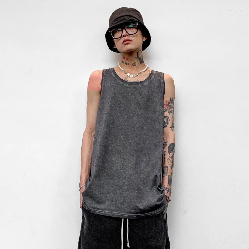 Men's Tank Tops 2023 Summer Distressed Vintage Hip Hop Top Mens Black White Gray Punk Vest Oversize Sleeveless T-shirt
Men's Tank Tops 2023 Summer Distressed Vintage Hip Hop Top Mens Black White Gray Punk Vest Oversize Sleeveless T-shirt