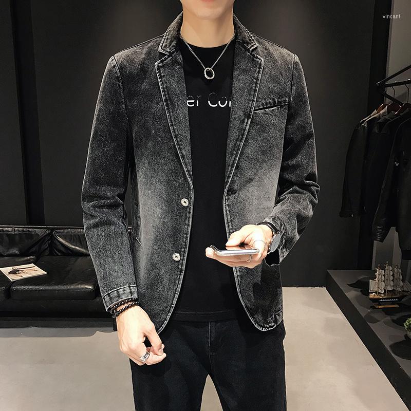 Men's Suits Spring Autumn Men Denim Suit Jackets Casual Solid Color Lapel Single Breasted Jeans Jacket Slim Fit Outwear M-3XL, Black
Men's Suits Spring Autumn Men Denim Suit Jackets Casual Solid Color Lapel Single Breasted Jeans Jacket Slim Fit Outwear M-3XL, Black