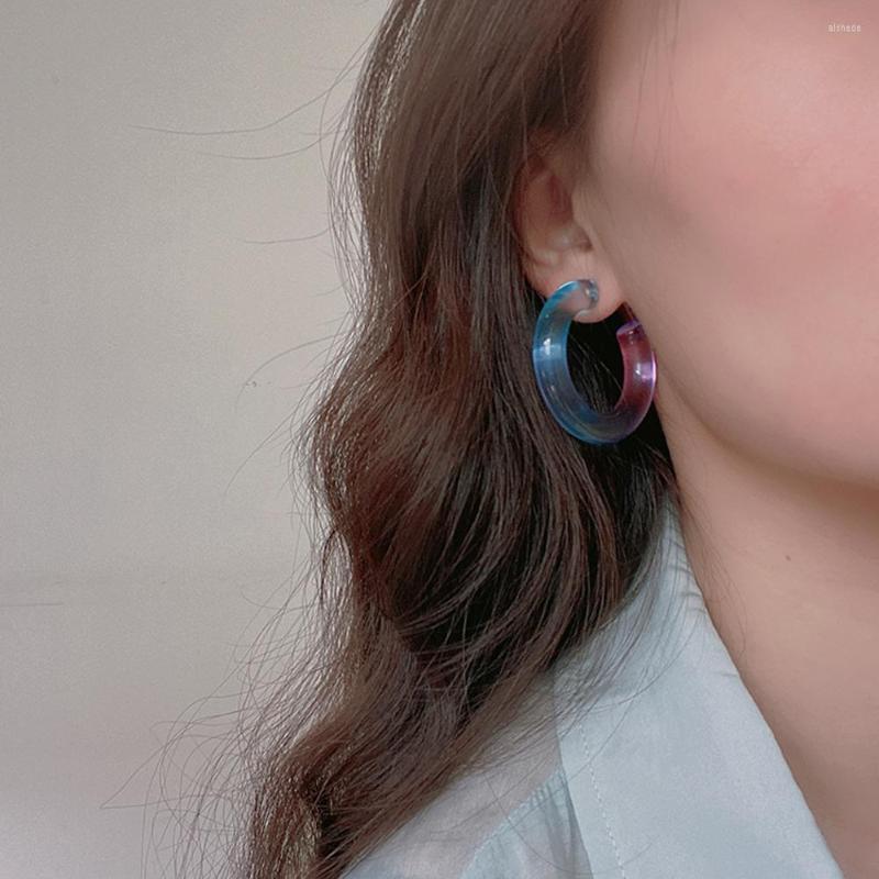 Hoop Earrings Ins Style Spring And Summer Transparent Acrylic Candy Color C-shaped Anti-allergy Simple
Hoop Earrings Ins Style Spring And Summer Transparent Acrylic Candy Color C-shaped Anti-allergy Simple