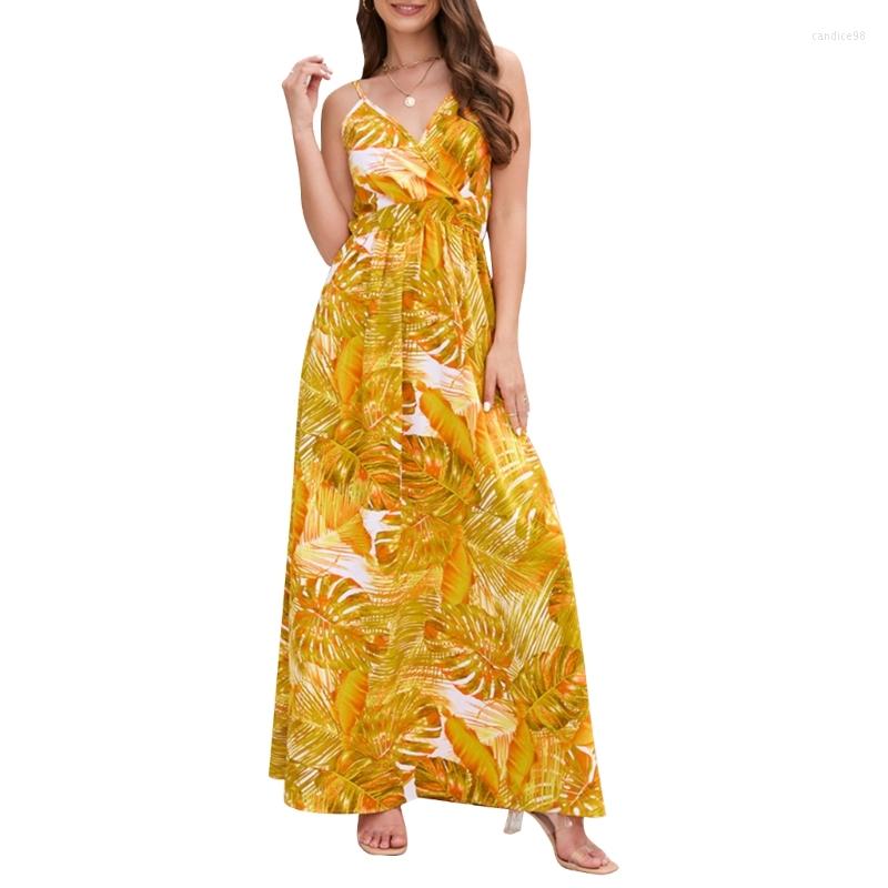 Casual Dresses Spaghetti Strap Deep VNeck Dress Floral Maxi For Women Vacation Drop, Blue
Casual Dresses Spaghetti Strap Deep VNeck Dress Floral Maxi For Women Vacation Drop, Blue