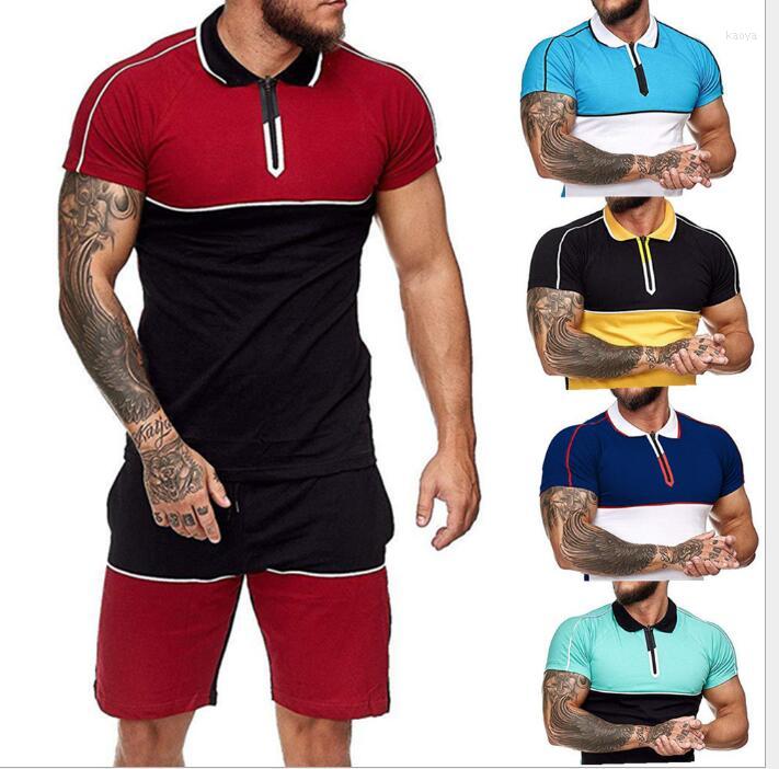 Men's T Shirts 2023 Men's Short-sleeved T-shirt Summer Suit Color Matching Casual Fashion Set, Green
Men's T Shirts 2023 Men's Short-sleeved T-shirt Summer Suit Color Matching Casual Fashion Set, Green