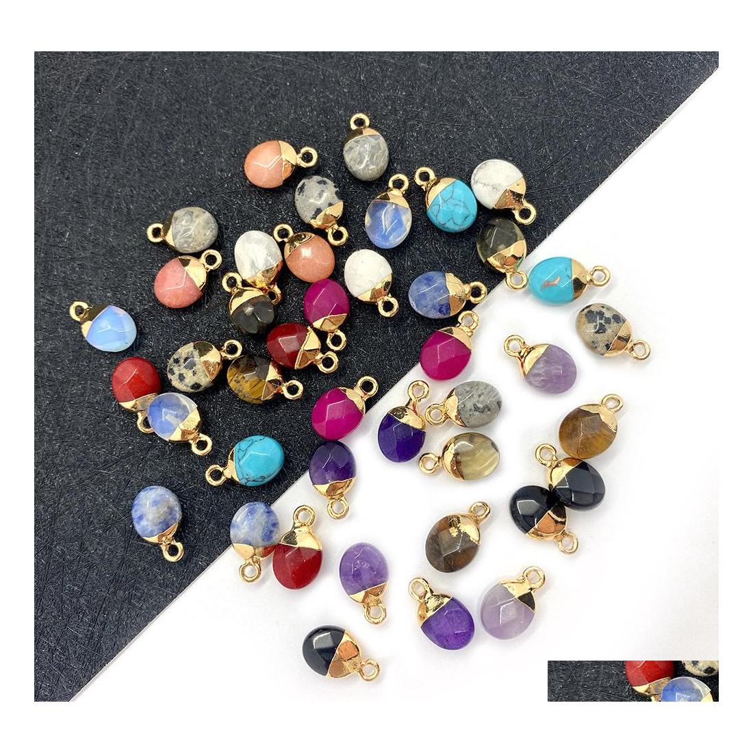 Charms 8X14Mm Oval Colorf Crystal Stone Pendant For Jewelry Making Chakra Reiki Healing Green Aventurine Pendants Yzedibleshop Drop Dhcf7
Charms 8X14Mm Oval Colorf Crystal Stone Pendant For Jewelry Making Chakra Reiki Healing Green Aventurine Pendants Yzedibleshop Drop Dhcf7
