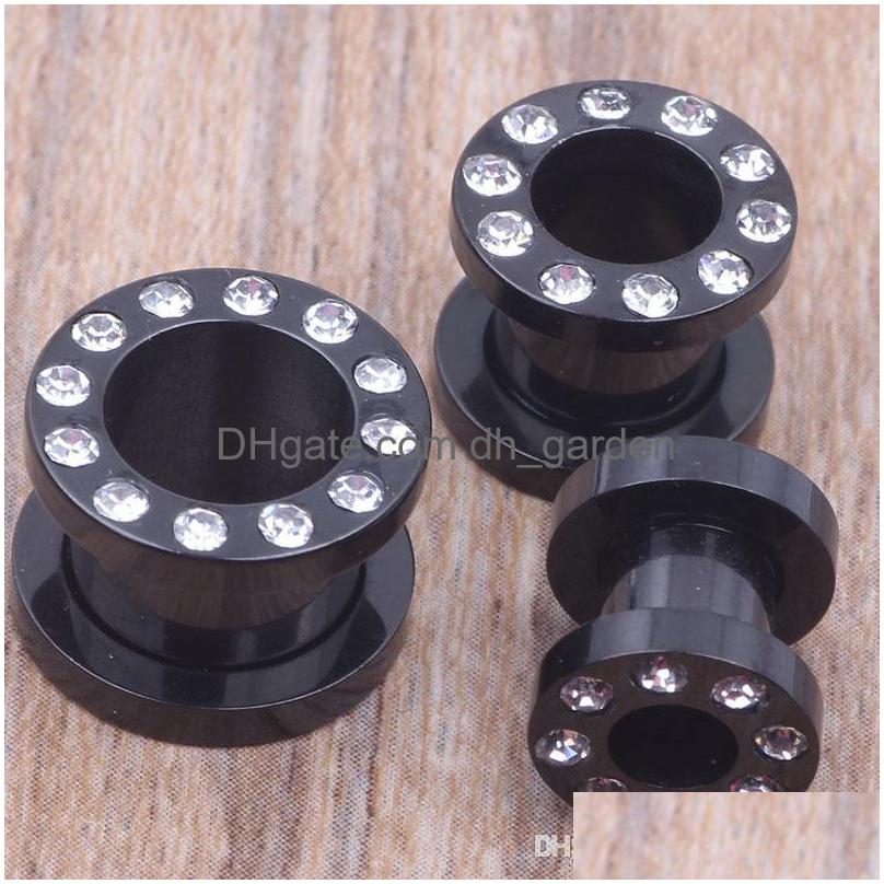 Plugs Tunnels 50Pcs/Lot Mix 412Mm Stainless Steel Black Screw Body Jewelry Piercing Crystal Flesh Tunnel Ear Plug Drop Deli Dhgarden Dholi
Plugs Tunnels 50Pcs/Lot Mix 412Mm Stainless Steel Black Screw Body Jewelry Piercing Crystal Flesh Tunnel Ear Plug Drop Deli Dhgarden Dholi