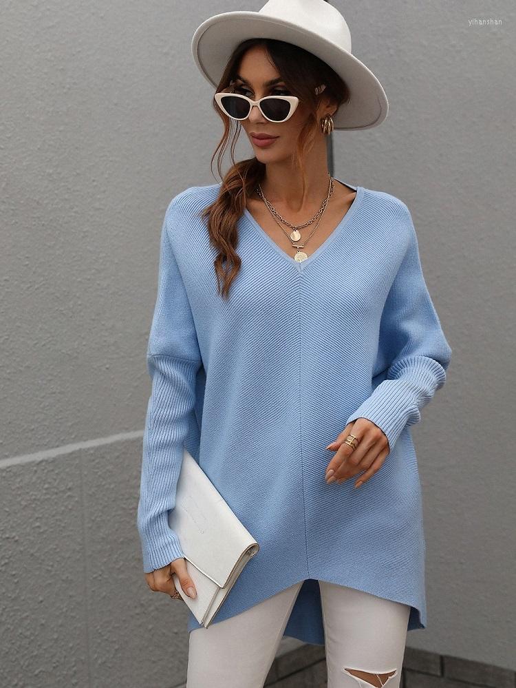 Women' Sweaters Fashion Solid Long Sleeve Knitted Sweater Women Casual V-neck Loose Knitwear Tops Pullovers Women' Full 2023, Black
Women' Sweaters Fashion Solid Long Sleeve Knitted Sweater Women Casual V-neck Loose Knitwear Tops Pullovers Women' Full 2023, Black