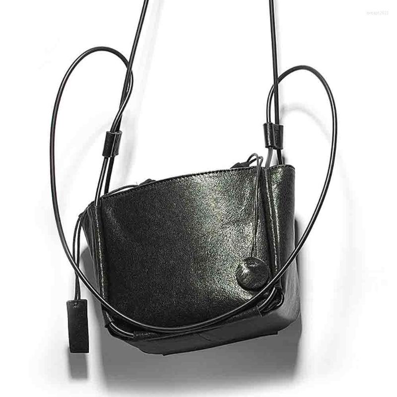 Evening Bags Motingsome Black Series Luxury Goat Sheepskin Leather For Women Real Shoulder Bucket Mini Tote Bag Ladies Purses 2023
Evening Bags Motingsome Black Series Luxury Goat Sheepskin Leather For Women Real Shoulder Bucket Mini Tote Bag Ladies Purses 2023