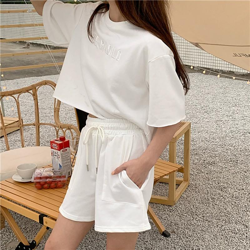 Women's Tracksuits Alien Kitty Summer 2023 Ladies Suit O Neck Fashion Short-Sleeved T-Shirt All-Match Loose Shorts Cotton Two-Piece, Blue
Women's Tracksuits Alien Kitty Summer 2023 Ladies Suit O Neck Fashion Short-Sleeved T-Shirt All-Match Loose Shorts Cotton Two-Piece, Blue