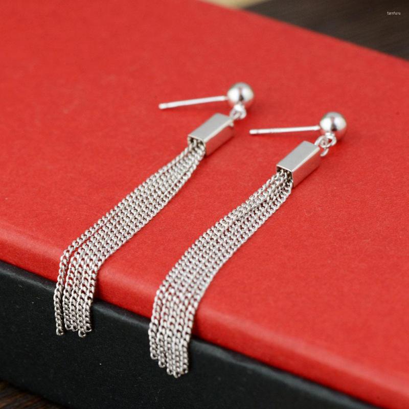 Dangle Earrings FNJ 925 Silver Long Tassel For Women Jewelry S925 Sterling Drop Earring
Dangle Earrings FNJ 925 Silver Long Tassel For Women Jewelry S925 Sterling Drop Earring