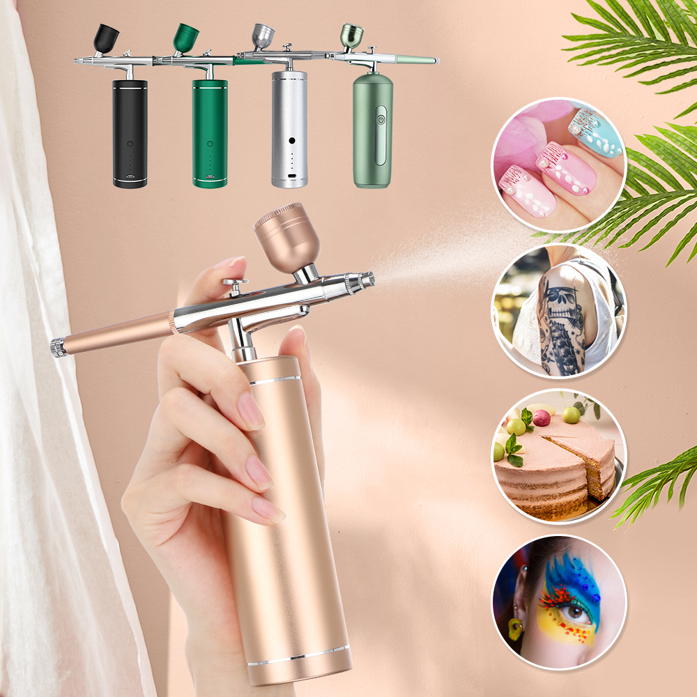 Face Massager Airbrush Sprayer Water Oxygen Injection Mini Air Compressor Kit For Nail Art Tattoo Craft Cake Nano Fog Mist Gun 230217
Face Massager Airbrush Sprayer Water Oxygen Injection Mini Air Compressor Kit For Nail Art Tattoo Craft Cake Nano Fog Mist Gun 230217