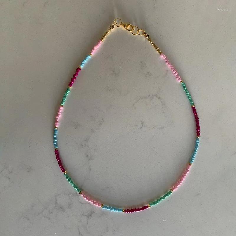 Choker Handmade Bohemian Jewelry Necklace Woman Charm Colorful Beaded Chain Boutique Accessories Fashion Year Gift 2023
Choker Handmade Bohemian Jewelry Necklace Woman Charm Colorful Beaded Chain Boutique Accessories Fashion Year Gift 2023