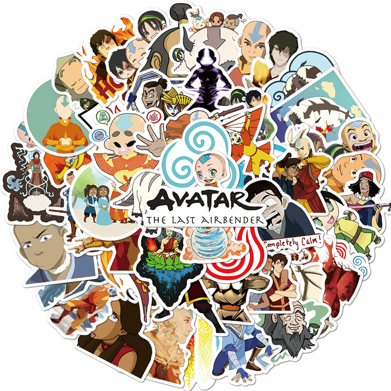 50Pcs Cartoon Avatar The Last Airbender Stickers for Laptop Luggage Phone Skateboard Fruit Waterproof Decal Sticker Toys, Multi colors
50Pcs Cartoon Avatar The Last Airbender Stickers for Laptop Luggage Phone Skateboard Fruit Waterproof Decal Sticker Toys, Multi colors