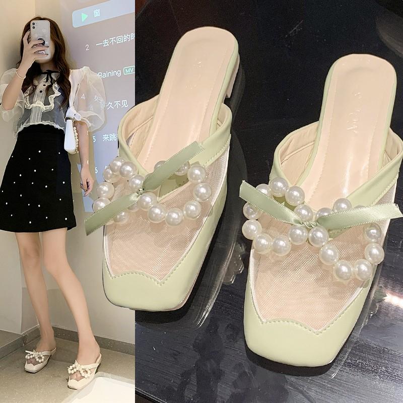 Slippers 2023 Summer Fashion Breathable Mesh Baotou Women's Casual Beach Shoes, Beige white
Slippers 2023 Summer Fashion Breathable Mesh Baotou Women's Casual Beach Shoes, Beige white