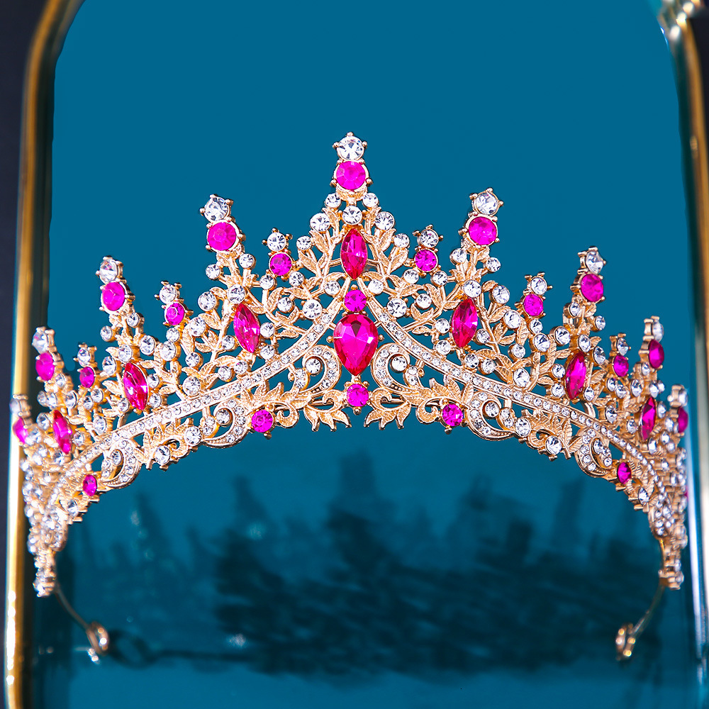 Wedding Hair Jewelry KMVEXO Rose Pink Blue Purple Crystal Tiaras Bride Crowns For Women Party Accessories Diadem Headdress 230217
Wedding Hair Jewelry KMVEXO Rose Pink Blue Purple Crystal Tiaras Bride Crowns For Women Party Accessories Diadem Headdress 230217