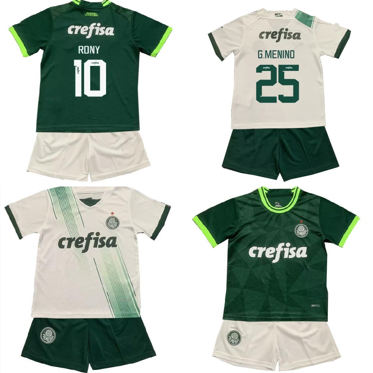 2023 2024 Palmeiras Kids Kit BRENO LOPES R.VEIGA Soccer Jerseys DEYVERSON ATUESTA ZE RAFAEL G.VERON DANILO R.NAVARRO Home Away Child Football Shirts, White
2023 2024 Palmeiras Kids Kit BRENO LOPES R.VEIGA Soccer Jerseys DEYVERSON ATUESTA ZE RAFAEL G.VERON DANILO R.NAVARRO Home Away Child Football Shirts, White