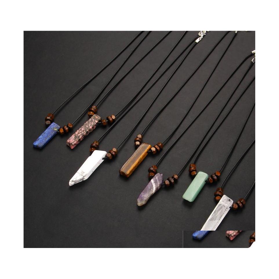 Pendant Necklaces Healing Natural Stone Mineral Irregar Rec Quartz Pendum Tiger Eye Lapsi White Crystal Necklace Yzedibleshop Drop D Dhxjm
Pendant Necklaces Healing Natural Stone Mineral Irregar Rec Quartz Pendum Tiger Eye Lapsi White Crystal Necklace Yzedibleshop Drop D Dhxjm