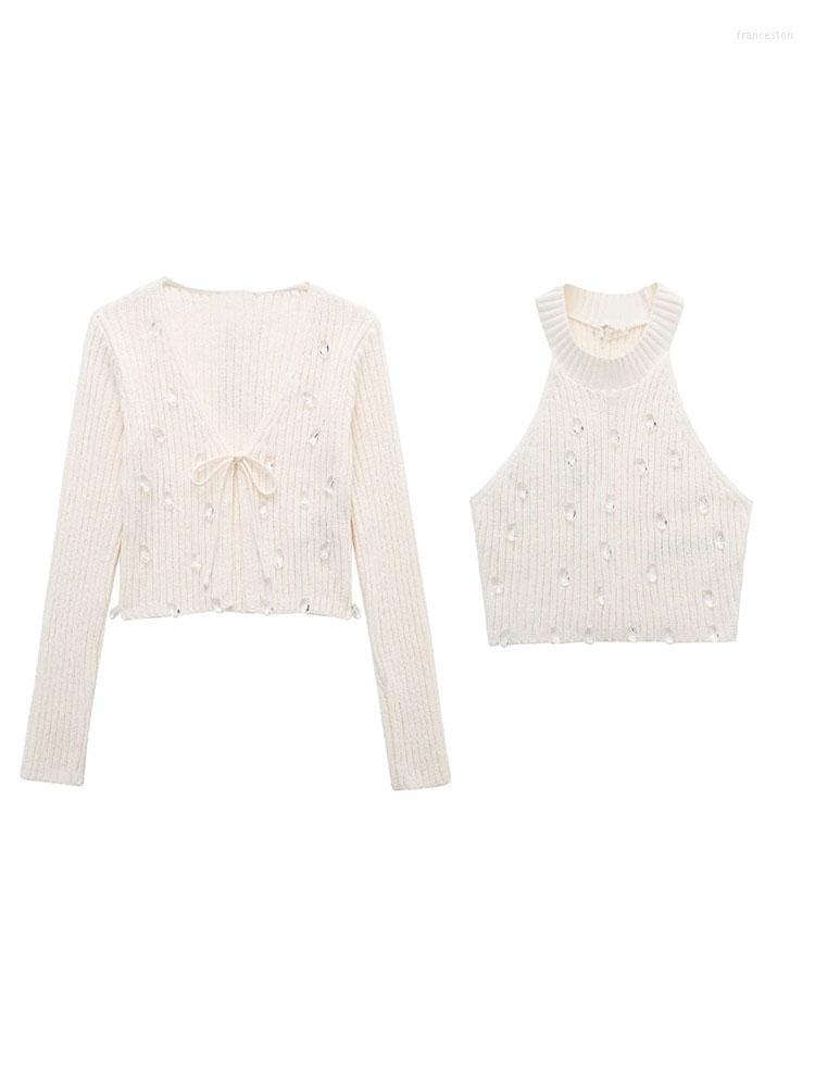 Women' Knits Women 2023 Autumn Fashion Crystal-embellished Chenille Cardigan Sweater Vintage Long Sleeve Female Outerwear Chic Tops, Vest
Women' Knits Women 2023 Autumn Fashion Crystal-embellished Chenille Cardigan Sweater Vintage Long Sleeve Female Outerwear Chic Tops, Vest