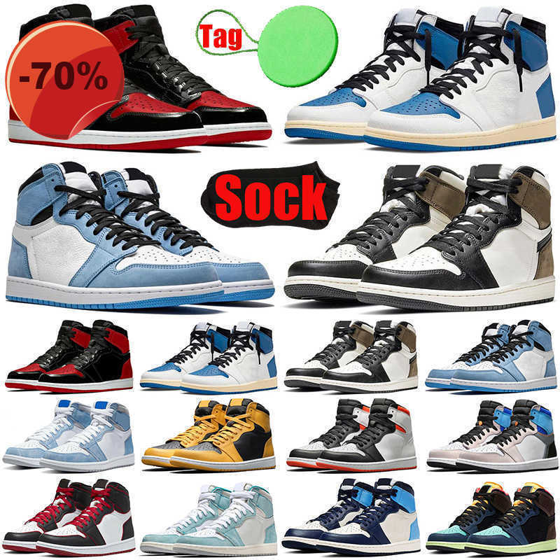 Sandals and With Sock Tag 1 1s mens womens basketball shoes Bred Patent Fragment University Blue Dark Mocha Shadow 2.0 Pollen men trainers sports, #43 gold toe
Sandals and With Sock Tag 1 1s mens womens basketball shoes Bred Patent Fragment University Blue Dark Mocha Shadow 2.0 Pollen men trainers sports, #43 gold toe