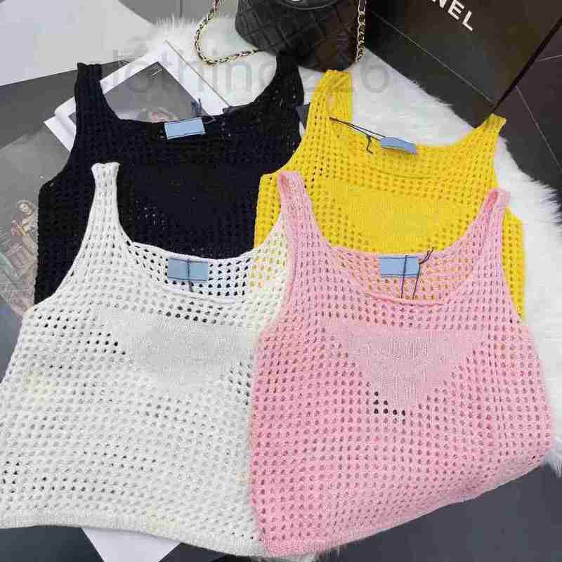 designer Luxury Designer Triangle Print Women' Tanks Top Fashion Hollow Knitted Jacquard Breathable Camis Sports Running Beach Tank Travel Sun B5O5, Yellow
designer Luxury Designer Triangle Print Women' Tanks Top Fashion Hollow Knitted Jacquard Breathable Camis Sports Running Beach Tank Travel Sun B5O5, Yellow