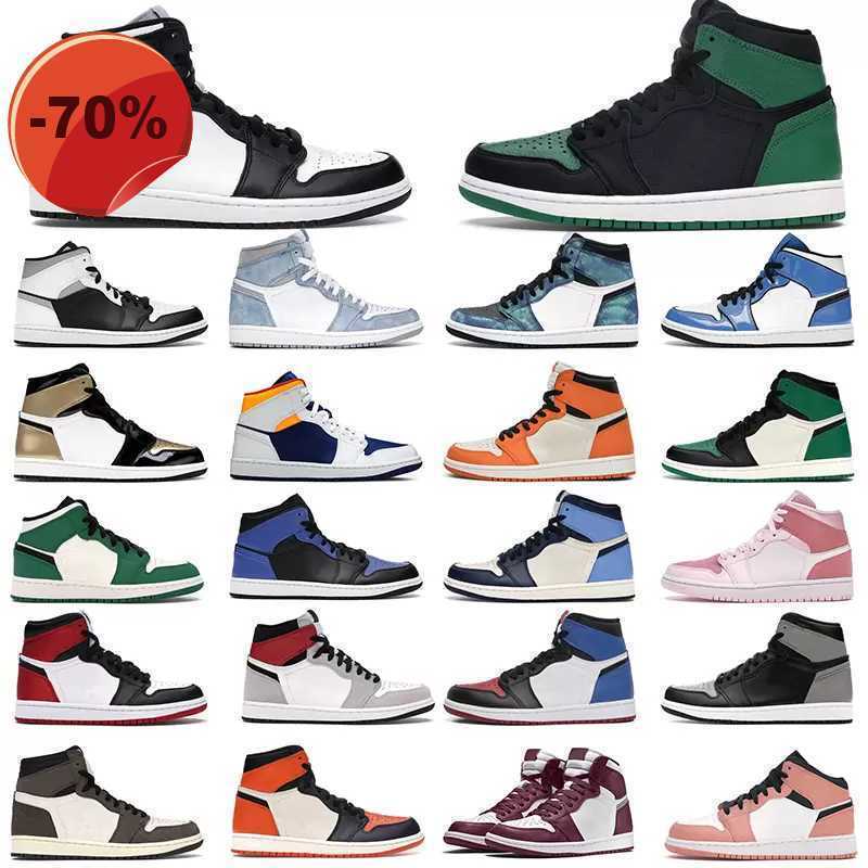 Sandals 1s Basketball Jumpman Shoes High Mid 1 men women Black White Cactus Jack Banned Silver Toe Rust Pink Pine Green Prototype trainers outdoor, Color#44
Sandals 1s Basketball Jumpman Shoes High Mid 1 men women Black White Cactus Jack Banned Silver Toe Rust Pink Pine Green Prototype trainers outdoor, Color#44