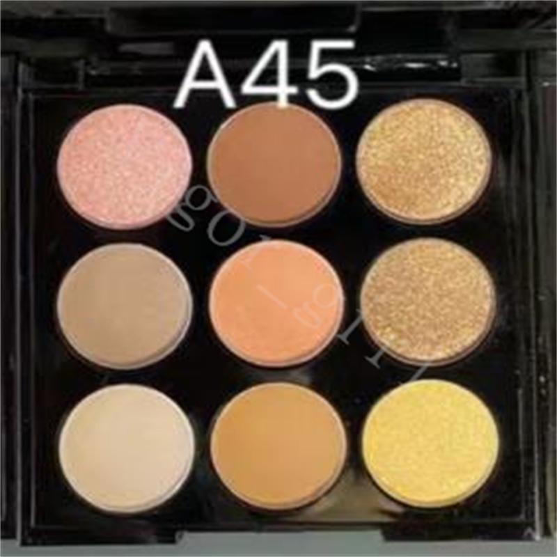 New Arrival M Brand 9 Color Eyeshadow Palette For Girl Eye Beauty Cosmetics 0.8G 0.02Oz Nice Matte Satin Pro Makeup Stock