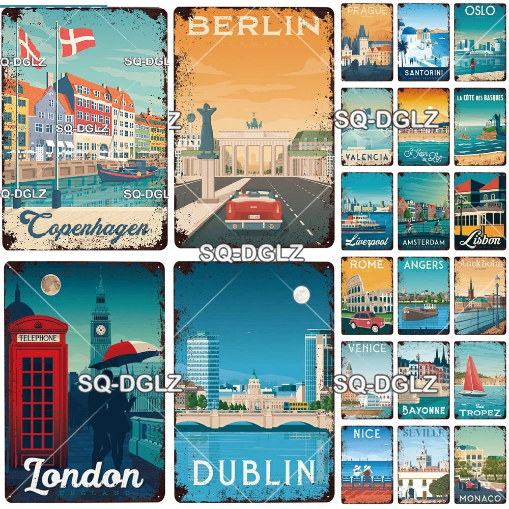 Berlin City Metal Tin Sign Vintage City Landscape Plaque Plate Decor For Pub Bar Sunset landscape Wall Decor Tin Sign London Monaco Lisbon Poster Gift size 30X20CM w01
Berlin City Metal Tin Sign Vintage City Landscape Plaque Plate Decor For Pub Bar Sunset landscape Wall Decor Tin Sign London Monaco Lisbon Poster Gift size 30X20CM w01