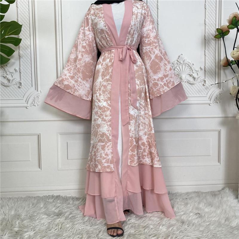 Ethnic Clothing Fashion Muslim Cardigan Middle East Print Stitching Abaya For Women Tunic Abrigo Mujer Largos Musulmana Robe Femme
Ethnic Clothing Fashion Muslim Cardigan Middle East Print Stitching Abaya For Women Tunic Abrigo Mujer Largos Musulmana Robe Femme
