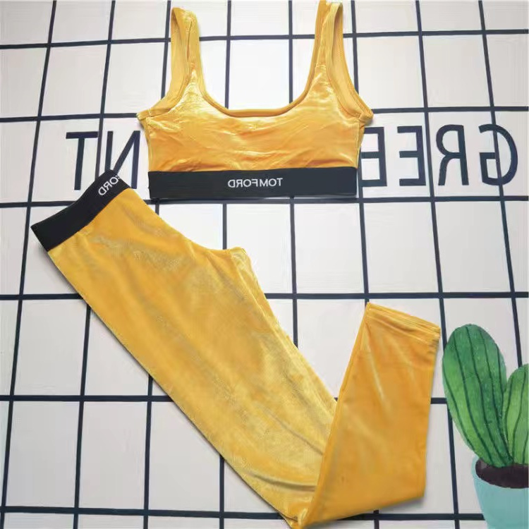 Women's Two Piece Pants Luxury Velour Womens Tracksuit Sleeveless Padded Backless Yoga Outfits Casual Fashion Womens Sportswear Ghohc, Yellow with label*
Women's Two Piece Pants Luxury Velour Womens Tracksuit Sleeveless Padded Backless Yoga Outfits Casual Fashion Womens Sportswear Ghohc, Yellow with label*