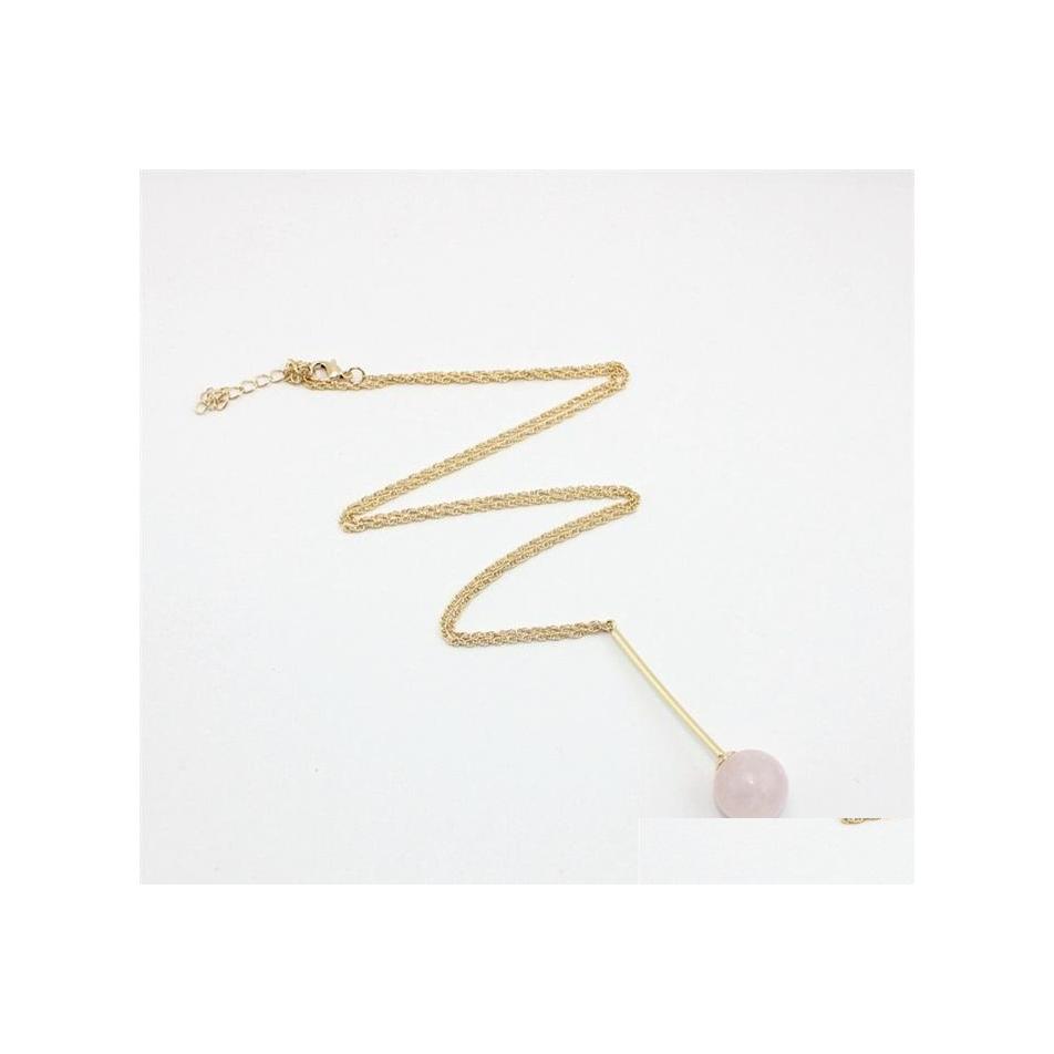 Pendant Necklaces Exquisite Handmade Pink Crystal Ball Polishing Metal Druzy Natural Stone Rose Quartz Collar Necklace Drop Delivery Dhhdk
Pendant Necklaces Exquisite Handmade Pink Crystal Ball Polishing Metal Druzy Natural Stone Rose Quartz Collar Necklace Drop Delivery Dhhdk