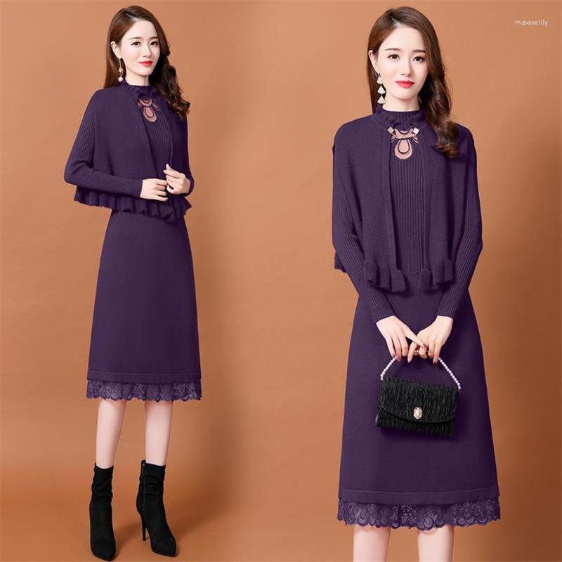 Work Dresses High Quality Fashion Dress Two Pieces Set 2023 Autumn Winter Women Long Sweater Pullovers Warm Knitted Suit, Black
Work Dresses High Quality Fashion Dress Two Pieces Set 2023 Autumn Winter Women Long Sweater Pullovers Warm Knitted Suit, Black