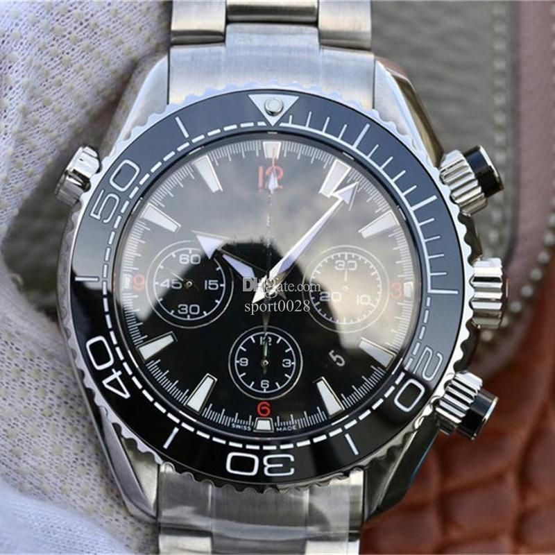 om 45MM mechanical watch 7750 automatic movement ceramic ring precision steel watch case, Customize
om 45MM mechanical watch 7750 automatic movement ceramic ring precision steel watch case, Customize