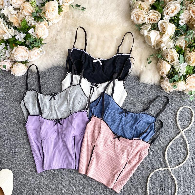 Camisoles & Tanks Summer Tops For Women White Purple Knitted Crop Straps Sexy Cute, Black
Camisoles & Tanks Summer Tops For Women White Purple Knitted Crop Straps Sexy Cute, Black