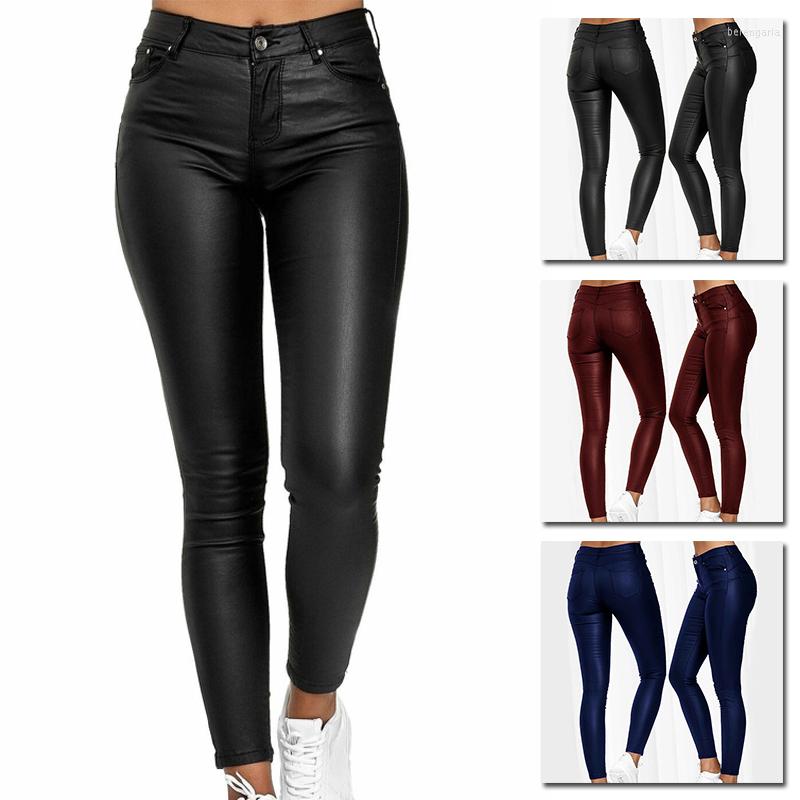 Women's Pants Women PU Leather Leggings Solid Casual Sexy Stretch Bodycon Trousers High Waist Skinny Pencil Fashion Slim Fit, 03
Women's Pants Women PU Leather Leggings Solid Casual Sexy Stretch Bodycon Trousers High Waist Skinny Pencil Fashion Slim Fit, 03