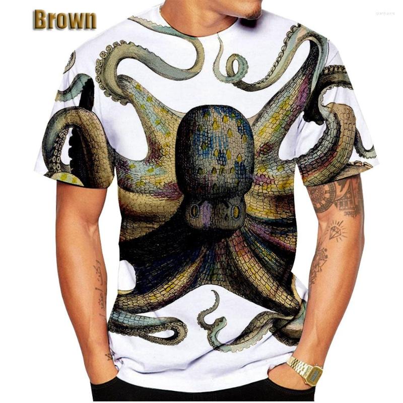 Men's T Shirts 2023 Summer Polyester Men's T-shirt 3D Casual Novelty Tentacle Print Creative Sea Monster Short-sleeved Clothing, Blue
Men's T Shirts 2023 Summer Polyester Men's T-shirt 3D Casual Novelty Tentacle Print Creative Sea Monster Short-sleeved Clothing, Blue