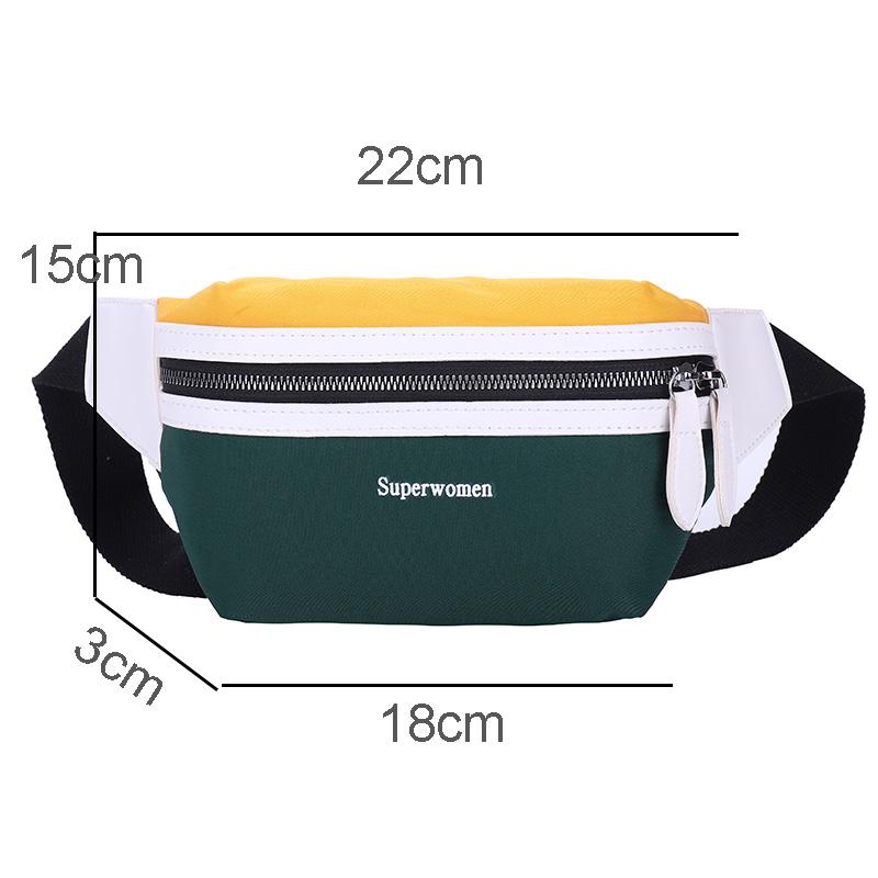 Waist Bags CROWDALE Bag Women Canvas Leisure Fanny Pack For Girls Letter Bum Fashion Chest Crossbody Belt Female #20, Blue
Waist Bags CROWDALE Bag Women Canvas Leisure Fanny Pack For Girls Letter Bum Fashion Chest Crossbody Belt Female #20, Blue