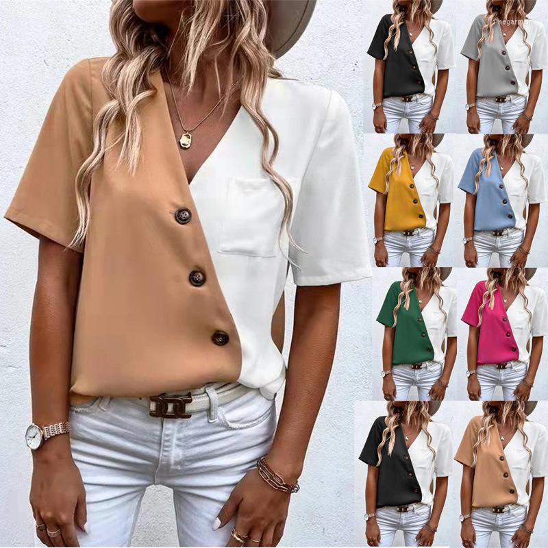 Women' Blouses 2023 Women' T Shirt Patchwork Striped Tops Simple Wind Casual Short Sleeve Harajuku Clothes Female Fashion Tees, Khaki
Women' Blouses 2023 Women' T Shirt Patchwork Striped Tops Simple Wind Casual Short Sleeve Harajuku Clothes Female Fashion Tees, Khaki