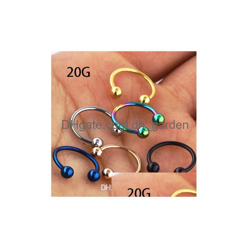 Nose Rings Studs 20G Stainless Steel Ring Hoop Septum Body Jewelry Piercing Cartilage Earring Lip Labret Eyebrow Drop Deliv Dhgarden Dhrge
Nose Rings Studs 20G Stainless Steel Ring Hoop Septum Body Jewelry Piercing Cartilage Earring Lip Labret Eyebrow Drop Deliv Dhgarden Dhrge