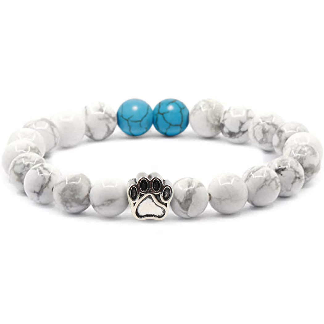 Natural 8MM Healing Gemstone Beaded Bracelet Amthyst Crystal Alloy Cat Footprint Elastic Bracelet For Women Jewelry
Natural 8MM Healing Gemstone Beaded Bracelet Amthyst Crystal Alloy Cat Footprint Elastic Bracelet For Women Jewelry
