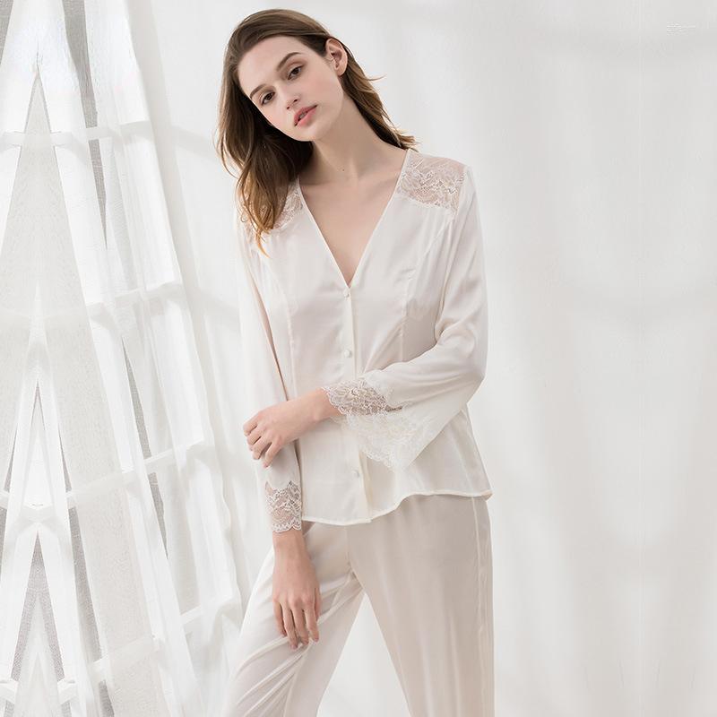Women' Sleepwear 19mm Silk Pajamas Set Women Summer Sexy White Natrual Fabric High Quality Clothing
Women' Sleepwear 19mm Silk Pajamas Set Women Summer Sexy White Natrual Fabric High Quality Clothing