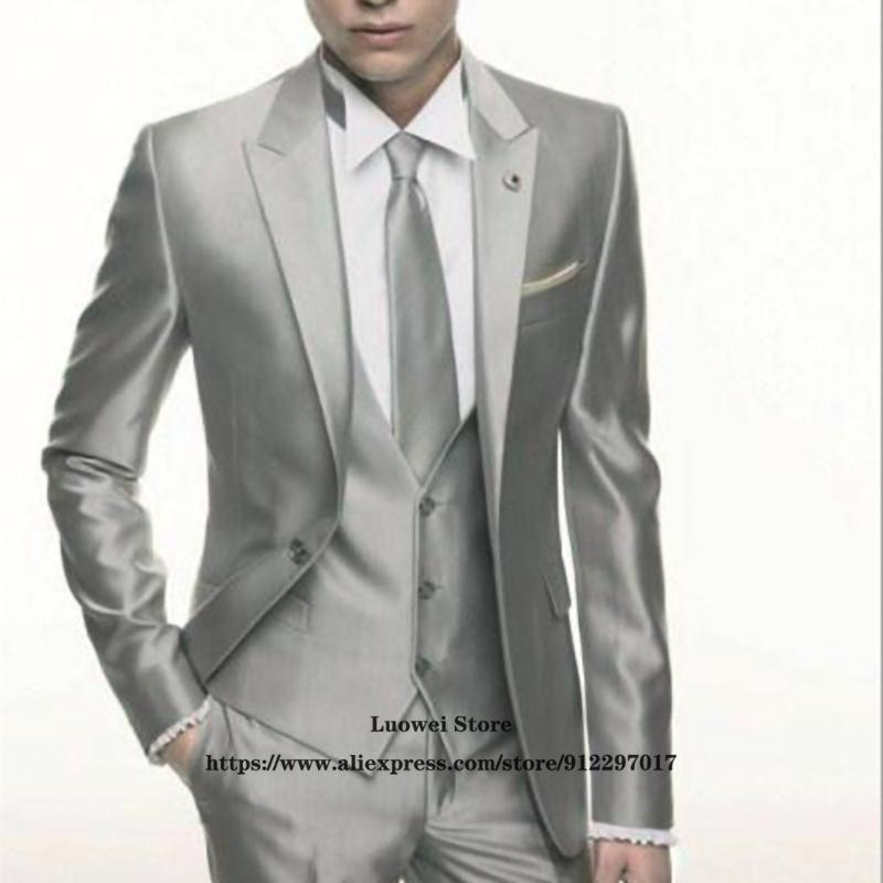 Men's Suits & Blazers Silver Grey Slim Fit Mens For Groom Wedding Peaked Lapel Tuxedo 3 Piece Jacket Vest Pants Set Formal Blazer Costume Ho, Beige
Men's Suits & Blazers Silver Grey Slim Fit Mens For Groom Wedding Peaked Lapel Tuxedo 3 Piece Jacket Vest Pants Set Formal Blazer Costume Ho, Beige